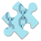Puzzleteil + Ketten