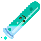 provetta + faccina sottosopra