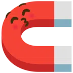 calamita + faccina che bacia con occhi chiusi