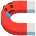 calamita + faccina che piange