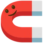calamita + faccina con sorriso accennato