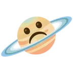 ดาวเคราะห์ที่มีวงแหวน + หน้าบึ้ง
