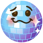 Discokugel + schwindeliges Gesicht