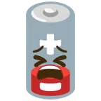 schwache Batterie + müdes Gesicht