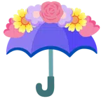 parasol + tulipan