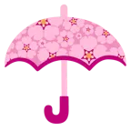 parasol + kwiat wiśni