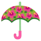 parasol + kwiat hibiskusa