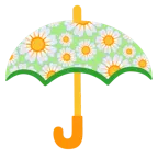 parasol + kwiat