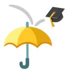 Regenschirm + Doktorhut