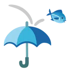 parasol + ryba
