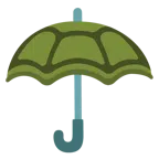 parasol + żółw