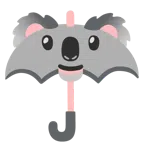 parasol + koala