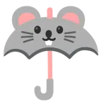 parasol + głowa myszy