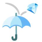 Regenschirm + Edelstein