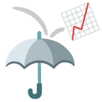 Regenschirm + Aufwärtstrend