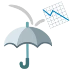 Regenschirm + Abwärtstrend