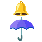 Regenschirm + Glocke