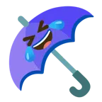 parasol + tarza się ze śmiechu