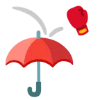 Regenschirm + Boxhandschuh