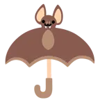 parasol + nietoperz