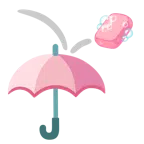 Regenschirm + Seife