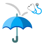 Regenschirm + Stethoskop