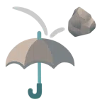 parasol + skała