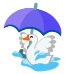 parasol + gęś