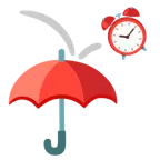 Regenschirm + Wecker