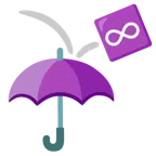 Regenschirm + Unendlichkeit