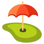 Regenschirm + Golffahne