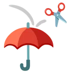Regenschirm + Schere