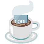 sıcak içecek + COOL düğmesi