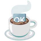 sıcak içecek + OK düğmesi