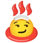 hot springs + smirking face