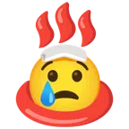 hot springs + crying face
