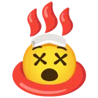 hot springs + face with crossed-out eyes