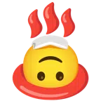 hot springs + upside-down face