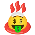 hot springs + money-mouth face