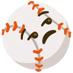 Baseball + verstimmtes Gesicht