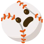 Baseball + entsetztes Gesicht