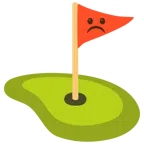 flaga w dołku + zachmurzona twarz
