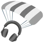 paracadute + cuffie