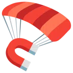 paracadute + calamita