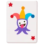 Jokerkarte + irres Gesicht