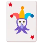 Jokerkarte + ermahnendes Gesicht