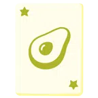 dżoker + awokado