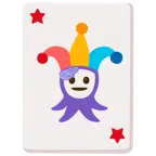 Jokerkarte + salutierendes Gesicht