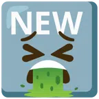 NEW button + face vomiting