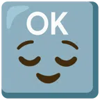 OK button + relieved face